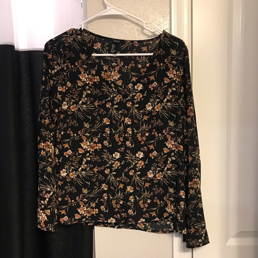 Forever 21 floral blouse